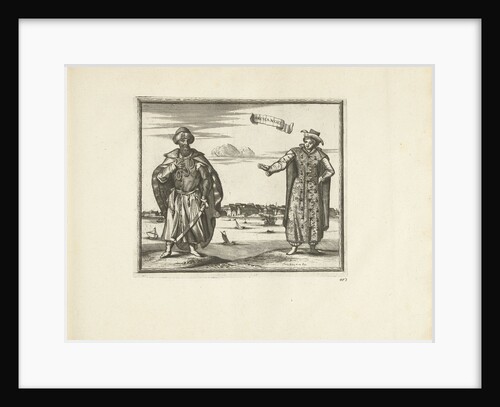 Habitants of Arkhangelsk, 1726 by Pieter van der Aa