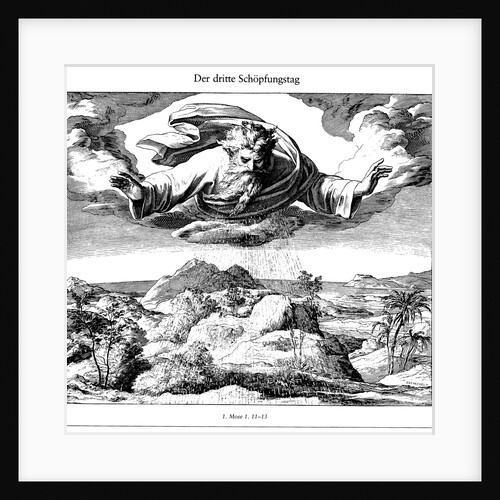 The Third Day of Creation (From Die Bibel in Bildern), 1852-1860 by Julius Schnorr von Carolsfeld
