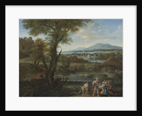 Polycrates finding his ring in the fish, 17th century by Anonymous