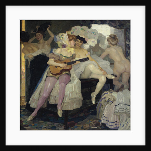 Behind the Scenes, 1905 by Leo Putz