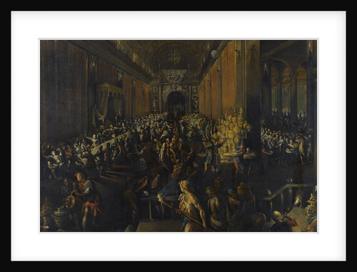 The Feast of Belshazzar, 1596 by Frederik van Valckenborch