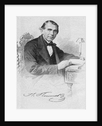 Pyotr Alexandrovich Pletnyov, 1870 by Fyodor Iordan