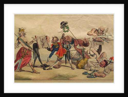 The entrance of censorship in Germany, 1842 by Johann Richard Seel