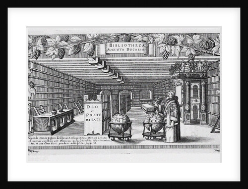 August von Brunswick-Lüneburg in his library, 1650 by Conrad Buno