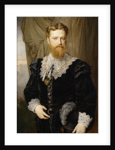 Portrait Of Karl Lueger In Historical Costume, 1876 by Hermann Nigg