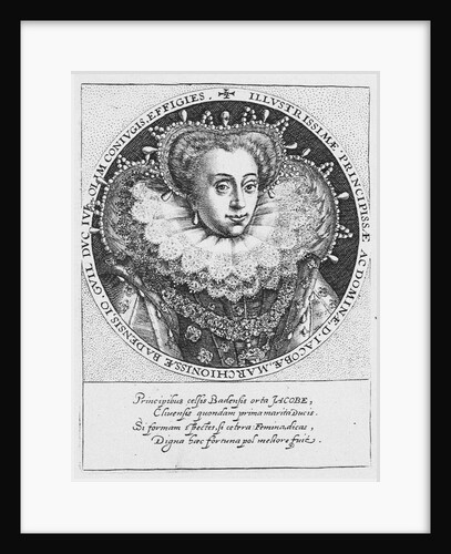 Princess Jakobea of Baden, ca. 1600 by Crispijn van de Passe the Elder