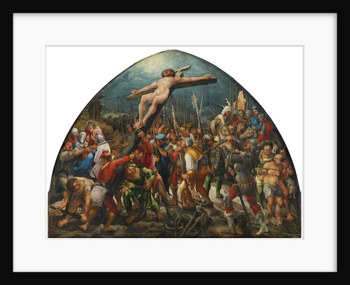 The Elevation of the Cross, c. 1525 by Wolf Huber