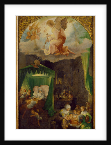 The Nativity of the Virgin, ca 1521 by Wolf Huber