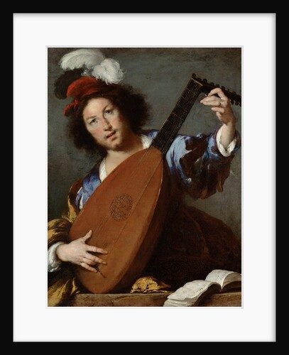 The Lute player, c. 1645 by Bernardo Strozzi