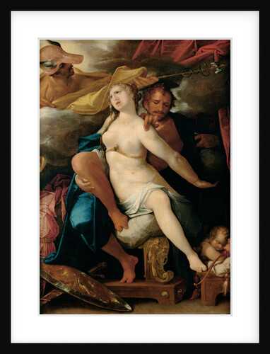Venus and Mars warned by Mercury, ca 1586 by Bartholomeus Spranger
