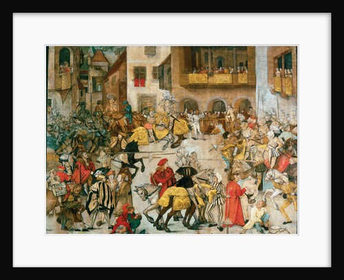 Knight Tournament, ca 1509-1510 by Hans Schäufelin