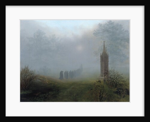 Procession in the Fog, 1828 by Ernst Ferdinand Oehme