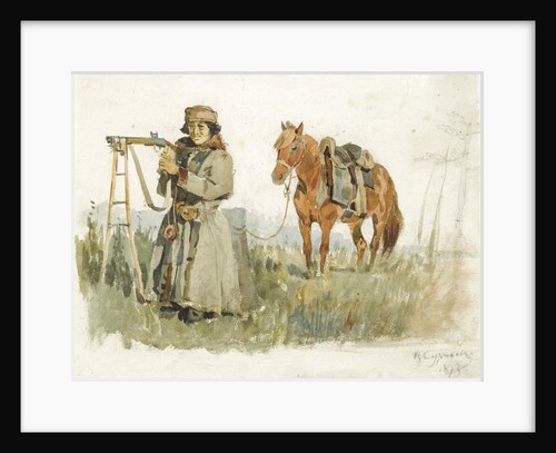 Tatar from Minusinsk, 1873 by Vasili Ivanovich Surikov