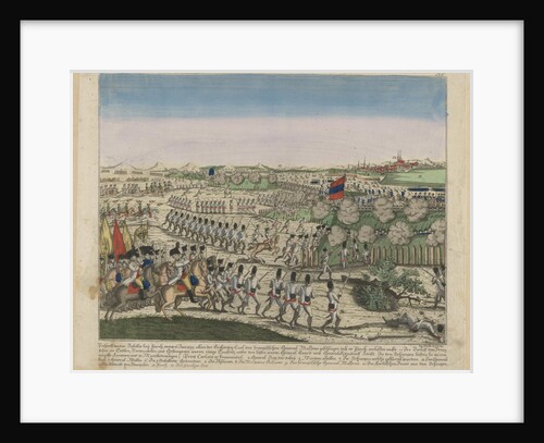 French and Russian troops on the Zürichberg hill in the First Battle of Zurich, c. 1810 by Anonymous