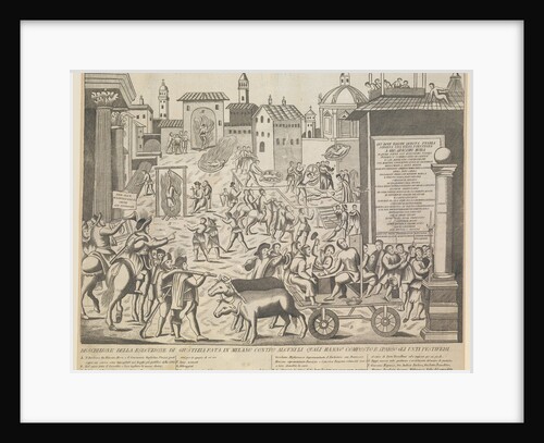Great Plague of Milan, 1630, ca 1835 by Anonymous