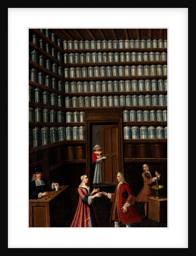 Pharmacy, um 1700 by Anonymous