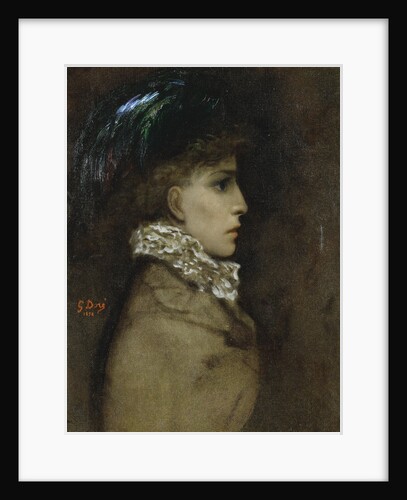 Portrait of the actress Sarah Bernhardt, 1870 by Gustave Doré