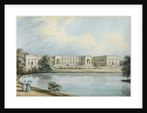 View of Alexander Palace in Tsarskoye Selo, 1839 by Nikanor Grigoryevich Chernetsov