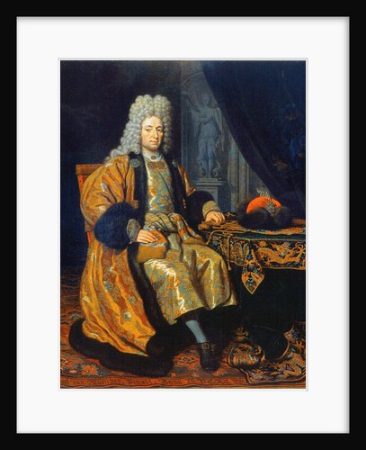 Portrait of François Lefort, 1698 by Michiel van Musscher