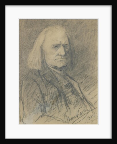 Portrait of Franz Liszt, 1886 by Mihály Munkácsy