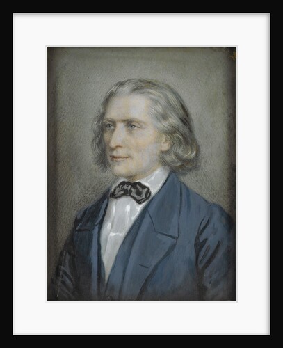 Portrait of Franz Liszt, 1856 by Josef Kriehuber