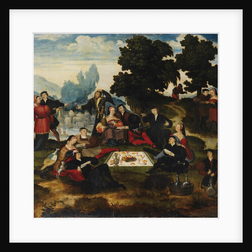 The Luncheon on the Grass, ca 1535-1540 by (Brunswick Monogrammist) Master of Brunswick