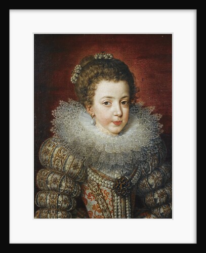 Portrait of Elisabeth of France, Queen consort of Spain by Frans Pourbus the Younger