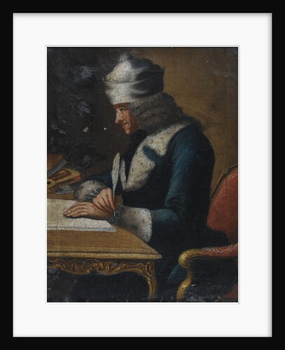 Portrait of Francois Marie Arouet de Voltaire by Jean Huber