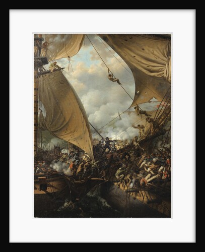 Boarding scene by Louis-Philippe Crépin