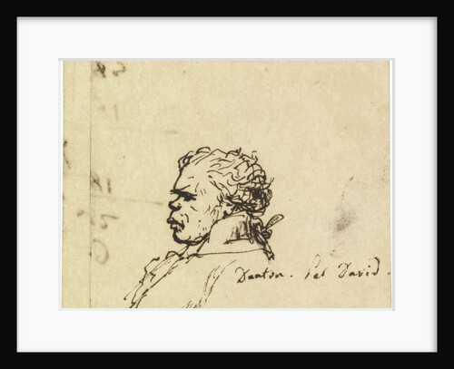 Portrait of Georges Jacques Danton by Jacques Louis David