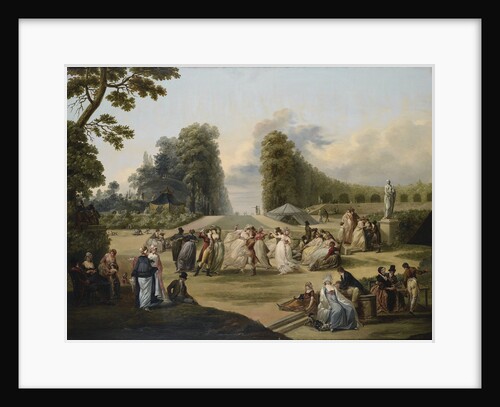 Ball in the Tivoli Gardens, Paris, 1799 by François-Louis-Joseph Watteau