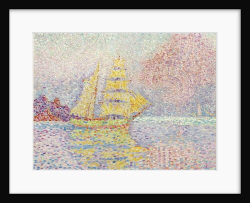 Italian brig at Agay, 1901 by Paul Signac