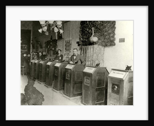 San Francisco Parlor with Kinetoscopes, 1894-1895 by Anonymous