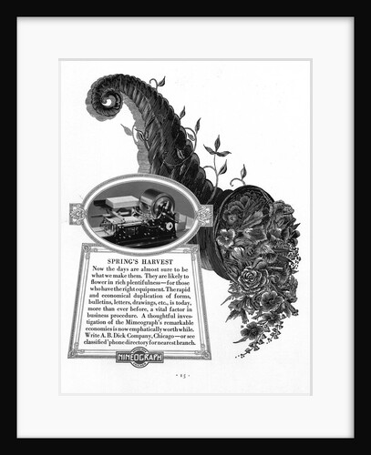 Advertisement for the Edison Mimeograph, 1900s-1910s by Anonymous