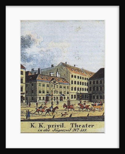 The Theater an der Wien, Vienna, Early 19th century by Anonymous
