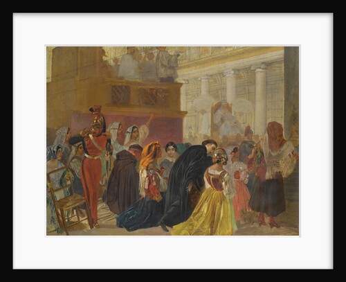 The return of Pope Pius IX to Rome, 1849 by Karl Pavlovich Briullov