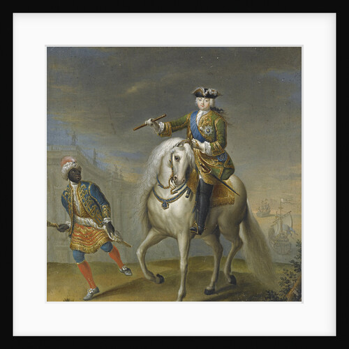 Empress Elisabeth with a Arab boy by Georg-Christoph Grooth
