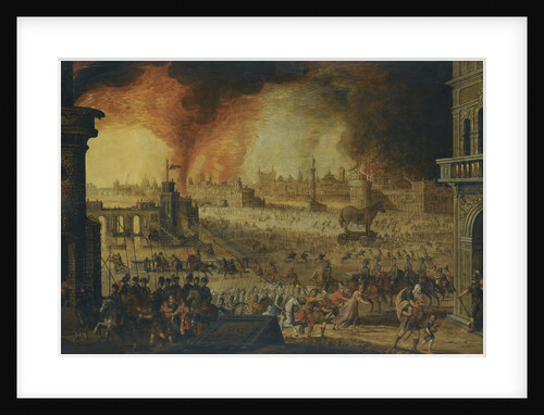 The Siege of Troy, 17th century by Anonymous