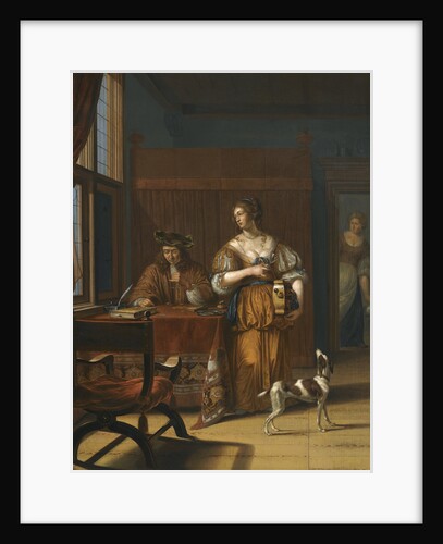 The Money changer, 1675 by Jan van Haensbergen