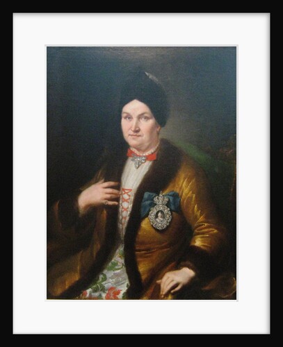 Natalia Demyanovna Razumovskaya, 1746 by Heinrich Gottlieb Häuser