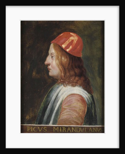 Portrait of Giovanni Pico della Mirandola, c. 1660 by Anonymous