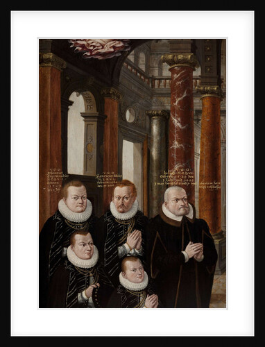 The Family of Julius of Brunswick-Lüneburg and Hedwig of Brandenburg. Wing of the Epitaph-altarpiece by Hans Vredeman de Vries