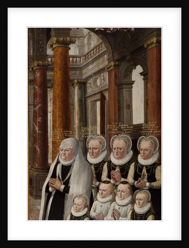 The Family of Julius of Brunswick-Lüneburg and Hedwig of Brandenburg. Wing of the Epitaph-altarpiece by Hans Vredeman de Vries