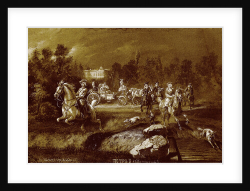 Peter II in Peterhof by Adolf Charlemagne