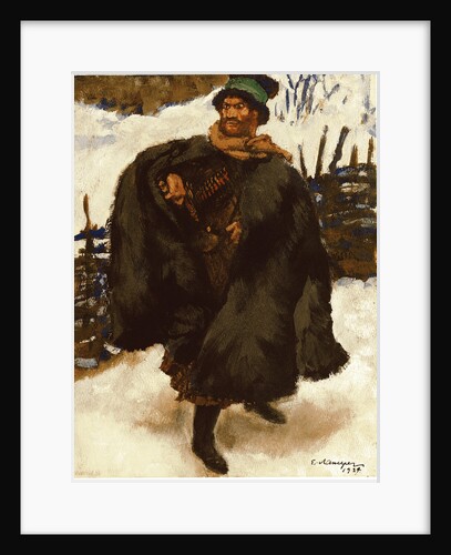 Illustration to the novel Hadji Murad by Leo Tolstoy, 1924 by Evgeny Evgenyevich Lanceray