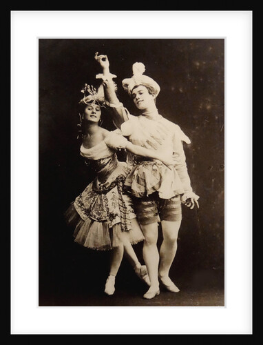 Anna Pavlova and Vaslav Nijinsky in the ballet Le Pavillon dArmide by Nikolai Tcherepnin, 1907 by Karl August Fischer
