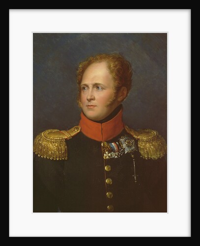 Portrait of Emperor Alexander I, ca 1814 by François Pascal Simon Gérard