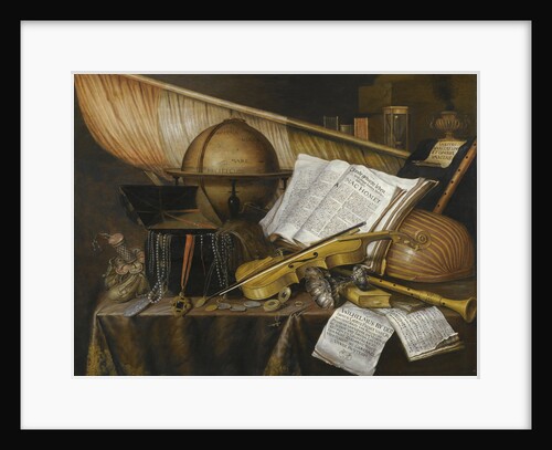 Vanitas Still Life, 1632 by Edwaert Collier