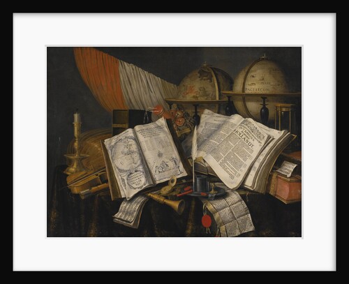 Vanitas Still Life, 1662 by Edwaert Collier