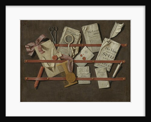 Trompe-loeil, 1698 by Edwaert Collier